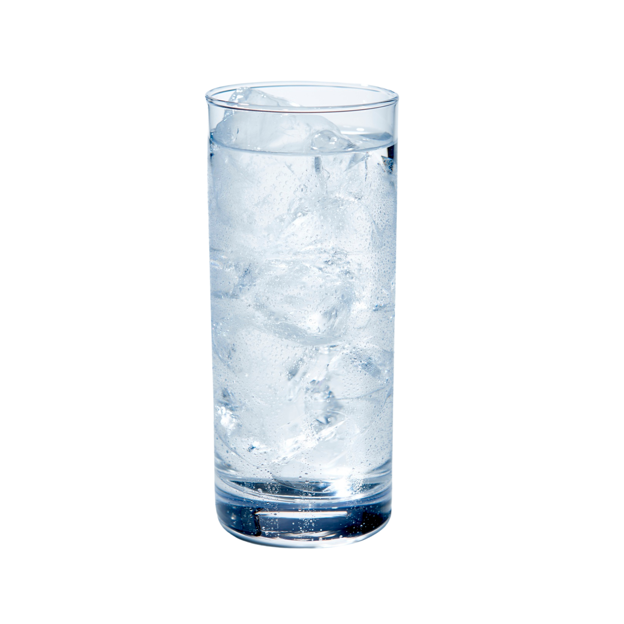 Clean drinking water glass